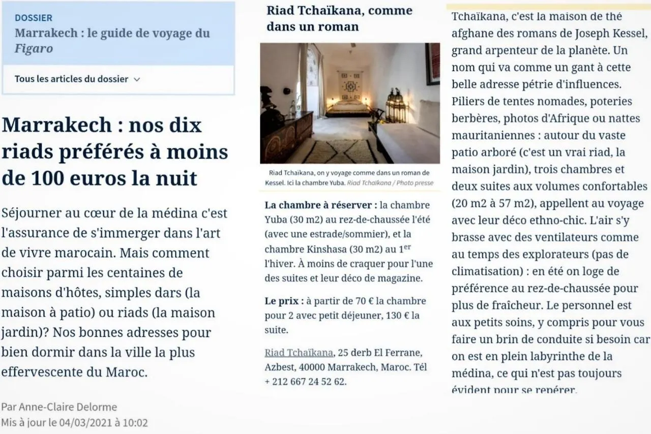Riad Tchaikana Marrakesh